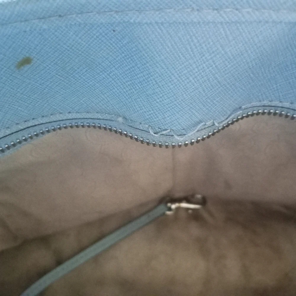 Michael Kors Light Blue Jeweled Tote Limited Edition